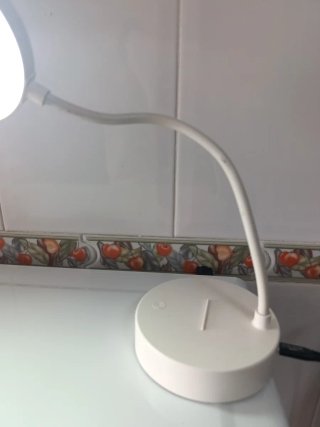 Lámpara de lectura LED flexible dos aumentos luz.