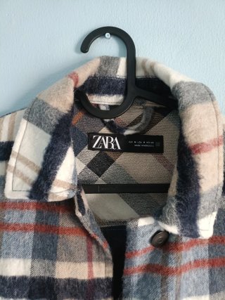 Sobrecamisa cuadros Zara