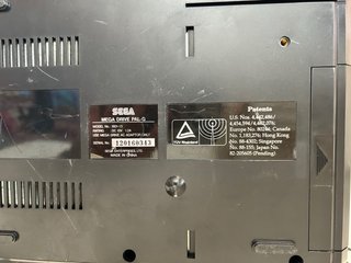 Sega Mega Drive Console Nera 16-BIT