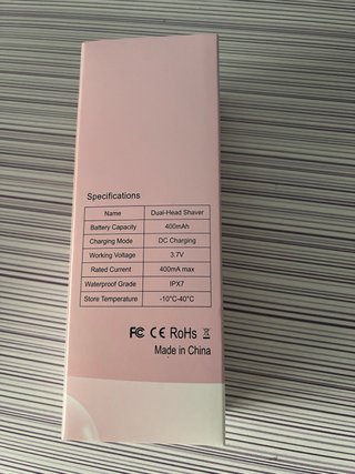 Depiladora Dual-Head Rosa