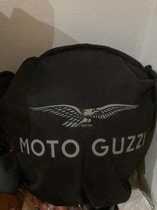 Casco Retro Moto Scooter Gris y Rojo