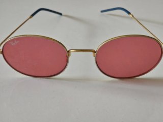 Gafas Ray-Ban Ovaladas Rosa y Doradas