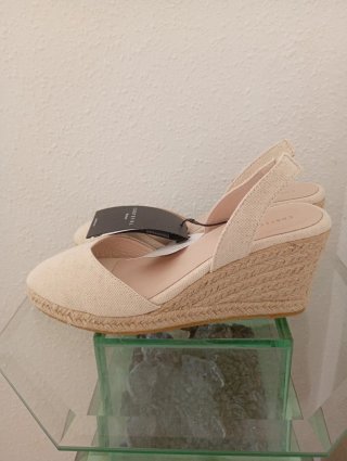 Alpargatas Cortefiel Beige Talla 38