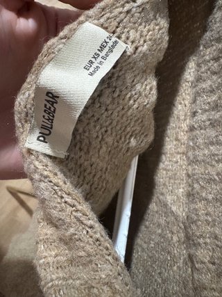 Jersey mujer beige/marrón