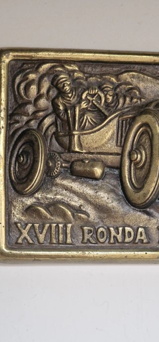 Placa Bronce XVIII Ronda Fallera 1988 14x9