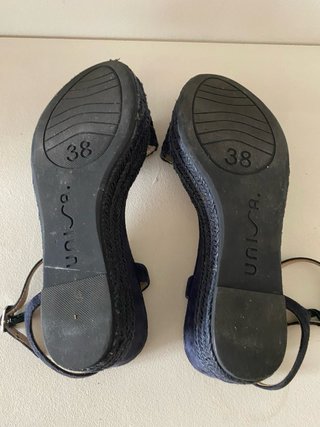Sandalias Unisa Cuña Azul