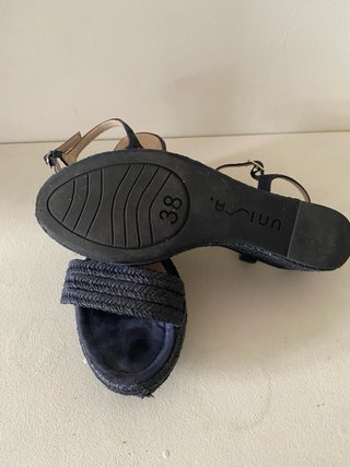 Sandalias Unisa Cuña Azul