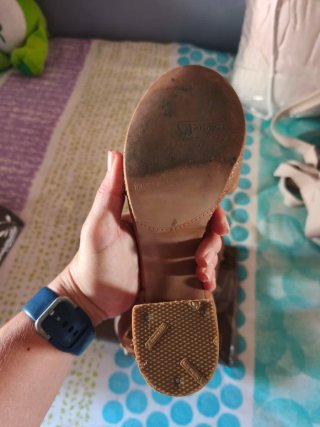 Zapatos de tacón marrón
