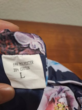 Bikini floral talla L nuevo