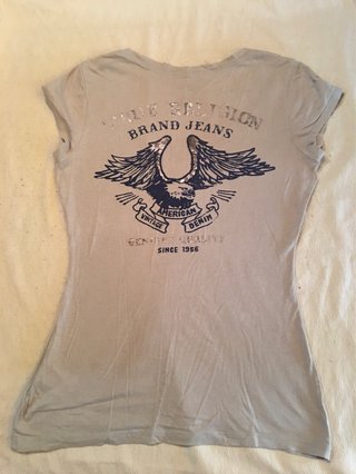 Camiseta True Religion Gris Talla M