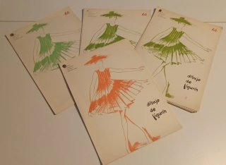 Gran lote FELI - Dibujo de figurin