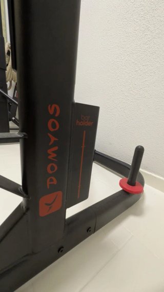 Rack musculación Domyos 500 - Barra dominadas