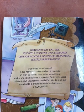 Libro de Bat Pat 118 paginas"El pirata Dientedeoro