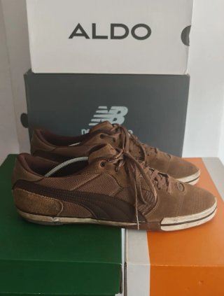 Zapatillas Puma marrón, hombre, t. 43