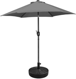 Set di Ombrellone da Giardino e Base per Ombrellone,
