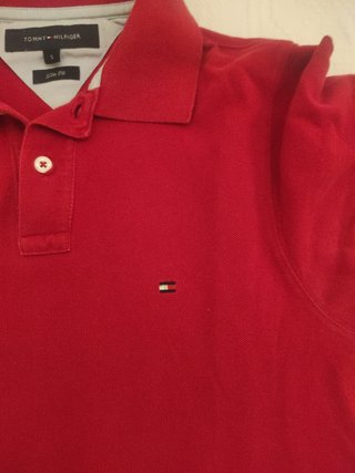 Polo Tommy Hilfiger Rojo Talla S