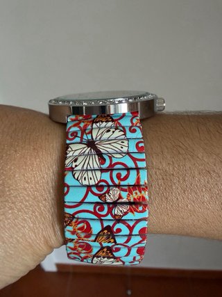 Reloj de pulsera con mariposas( sin pila)