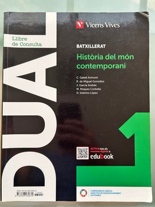 Libro de Historia del mon Contemporani