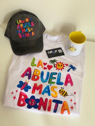 Gorra y Camiseta La Abuela Más Bonita