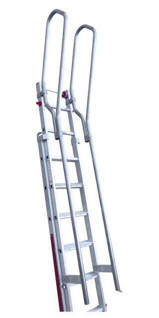 ESCALERA PROFESIONAL DE 3 TRAMOS CON BARANDILLA