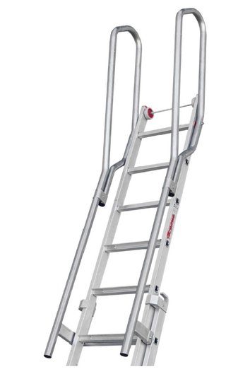 ESCALERA PROFESIONAL DE 3 TRAMOS CON BARANDILLA