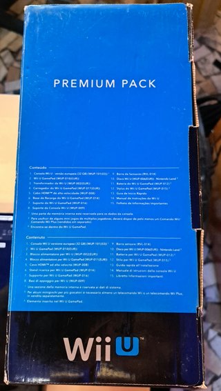 Nintendo Wii U Premium Pack Nero