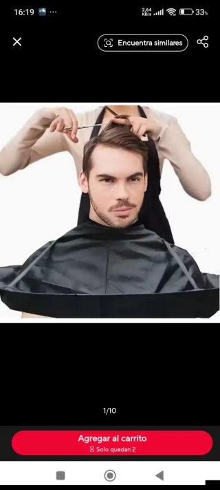 Gorro recoge pelos peluquería negro