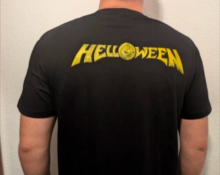 CAMISETA NEGRA - HELLOWEEN / KEEPER - TALLA XL y