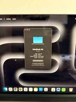 MacBook Air M2 2022 16GB RAM Gris Espacial