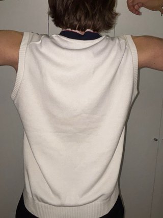 Chaleco Façonnable Blanco Talla XL