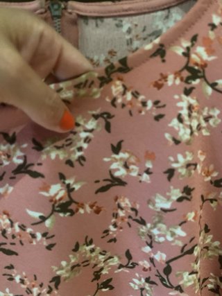 Vestido floral rosa