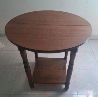 Mesa camilla extensible y 4 sillas