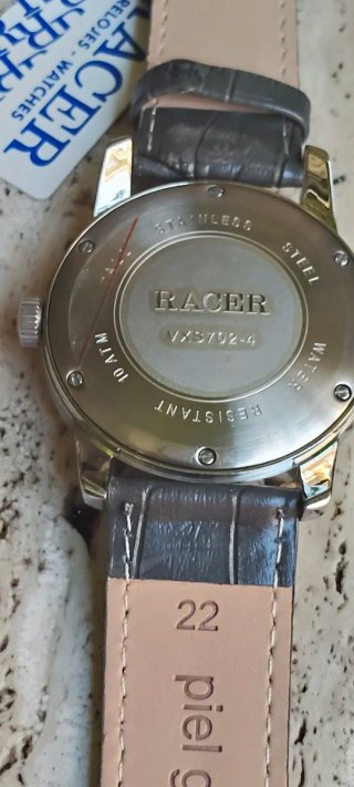 Reloj Racer Hombre Negro/Plata