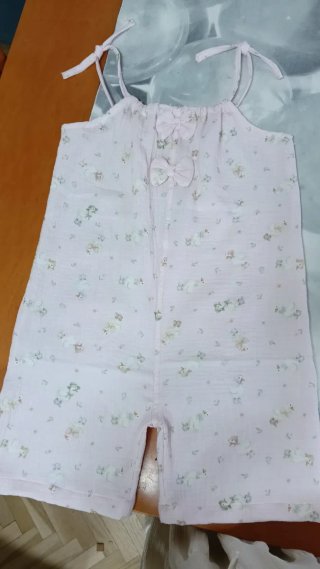 Mono de  niña estampado patitos