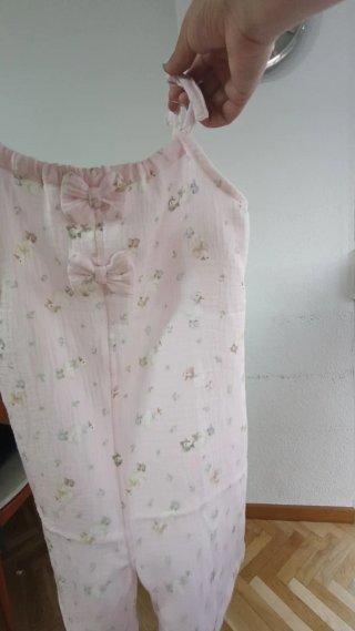 Mono de  niña estampado patitos