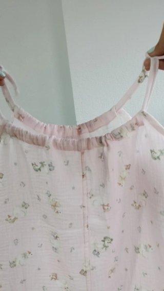 Mono de  niña estampado patitos