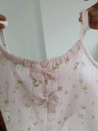 Mono de  niña estampado patitos