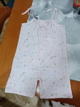 Mono de  niña estampado patitos