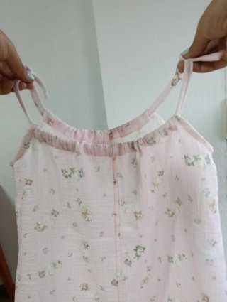 Mono de  niña estampado patitos