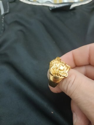 Anillo Versace Medusa Oro