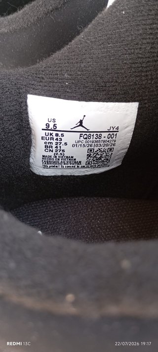 Jordan 4 Retro White Thunder Negro Blanco