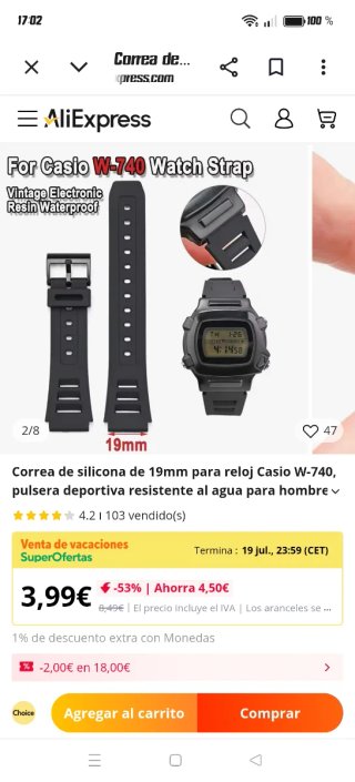 Casio W-740.