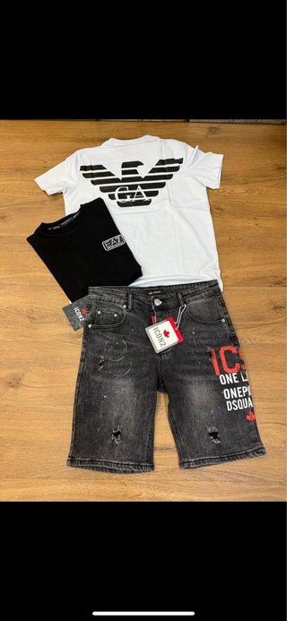 DSQUARED2 Pantalones Cortos Vaqueros Hombre