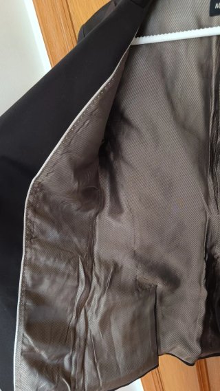 Americana Massimo Dutti Negra