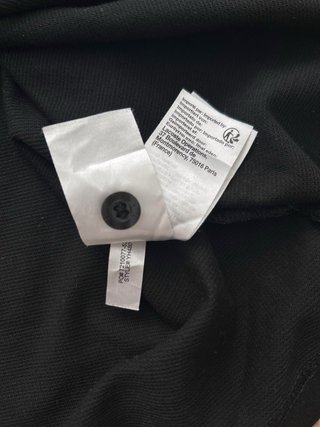 Polo Lacoste Negro Slim Fit Talla 8