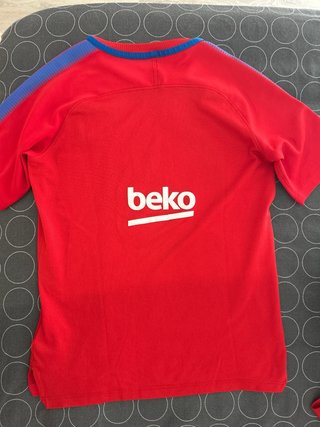 Chaqueta chándal y camiseta Barça Nike Roja