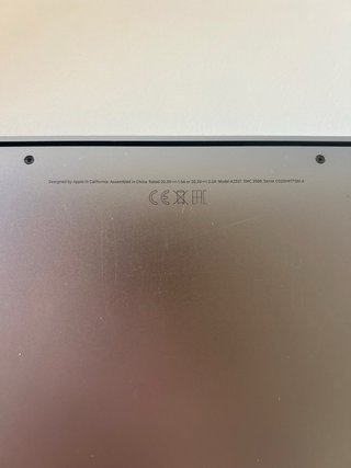 MacBook Air 13 M1 (2020) 8GB RAM 256GB SSD