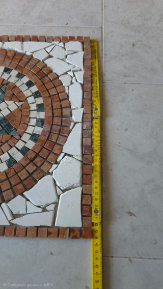 Mosaico decorativo rotondo