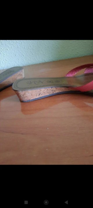 Sandalias Silvia Ciolfi roja/coral
