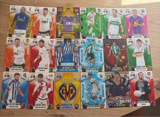 Lote Panini Adrenalyn/ La Liga Isco/Giuliano/ Unai